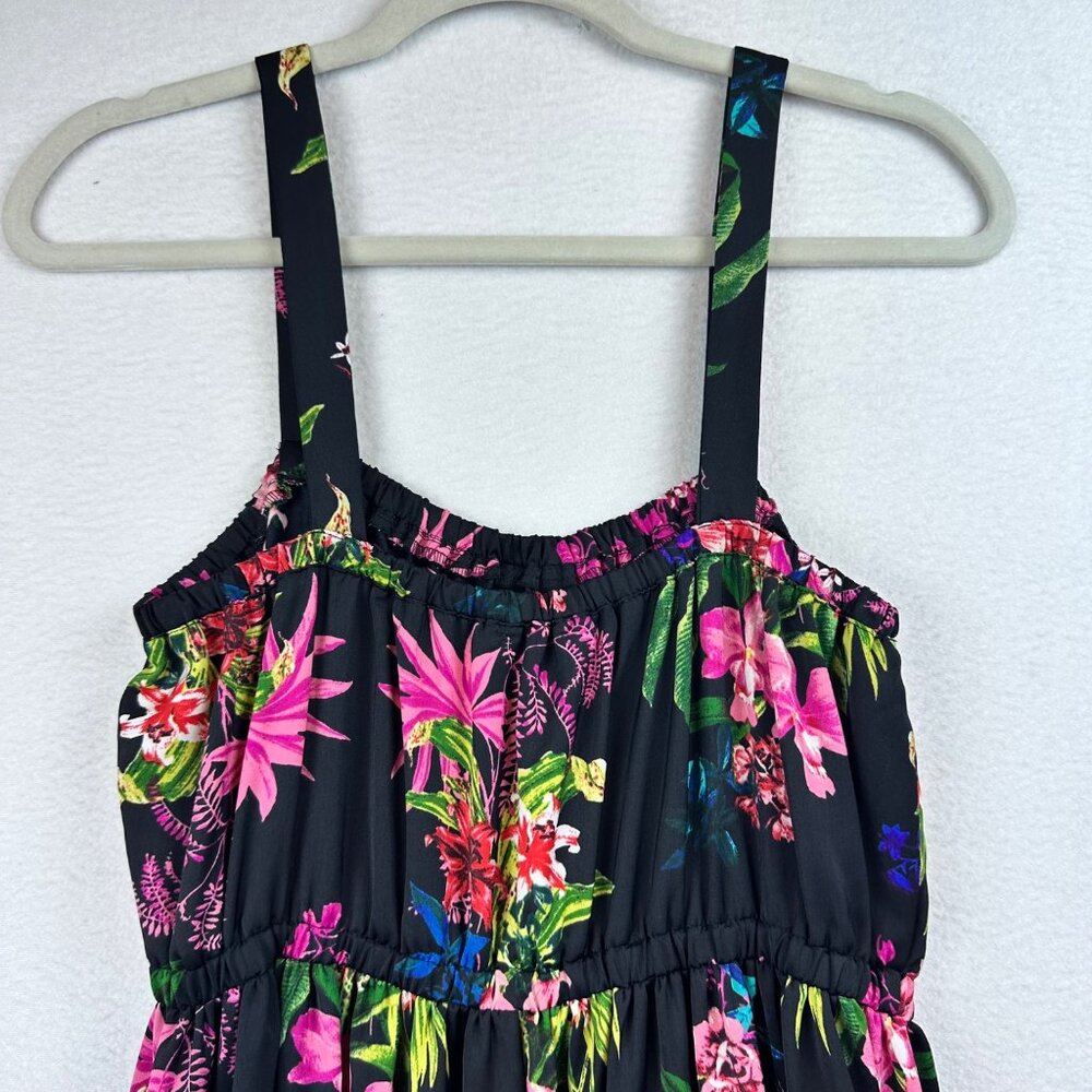 INC International Concepts Floral Tiered Maxi Dress Womens Small Resort Beach - Picture 10 of 14